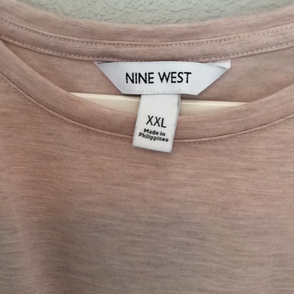NINE WEST XXL Short Sleeve Tie Waist Dress.  B74 - Picture 2 of 2